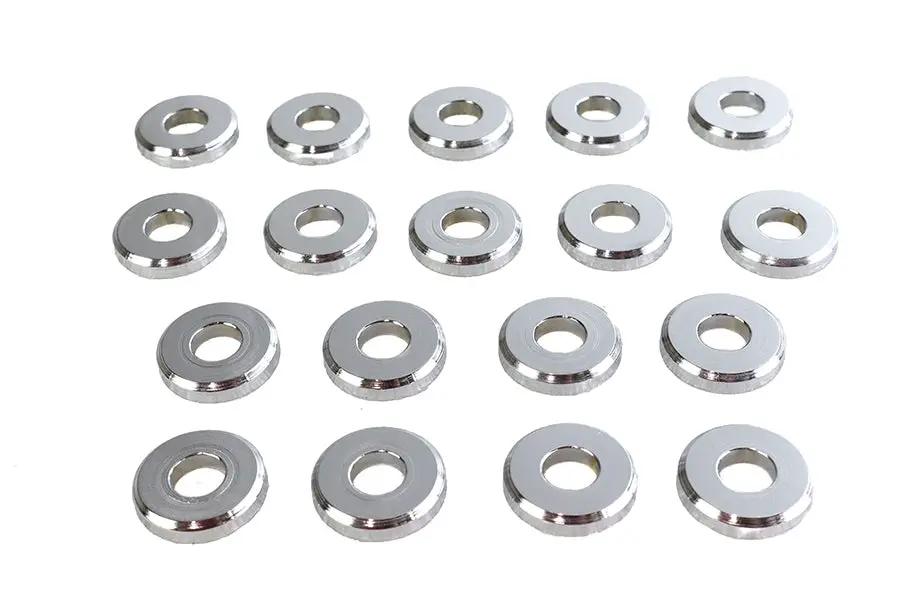 Colony Chrome Aluminum Head Washers Kit for Harley Davidson WL 1929-1938 by Colony