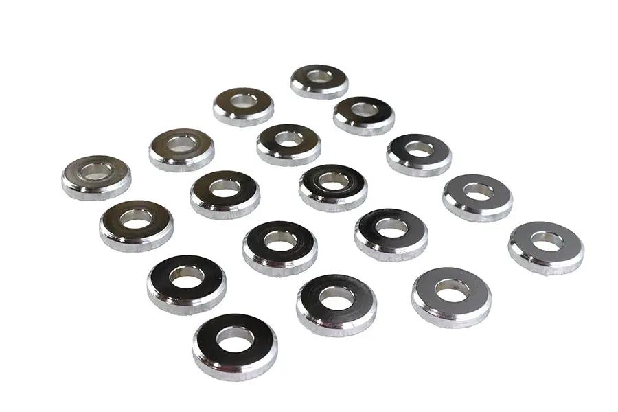Colony Chrome Aluminum Head Washers Kit for Harley Davidson WL 1929-1938 by Colony
