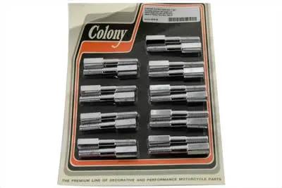 Colony Chrome Stock Headbolt with Aluminum Heads for Harley Davidson UL (1937-1946) by Colony
