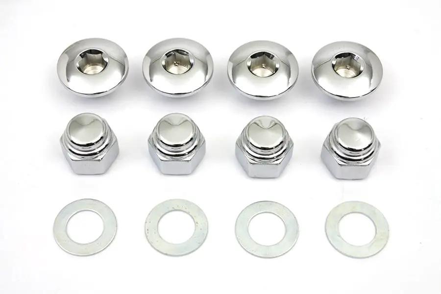 Colony Rocker Shaft End Nut Kit for Harley Davidson Shovelhead 1971-1984 by Colony
