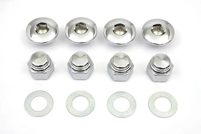 Colony Rocker Shaft End Nut Kit for Harley Davidson Shovelhead 1971-1984 by Colony