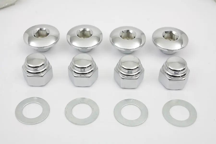 Colony Rocker Shaft End Nut Kit for Harley Davidson Shovelhead 1971-1984 by Colony