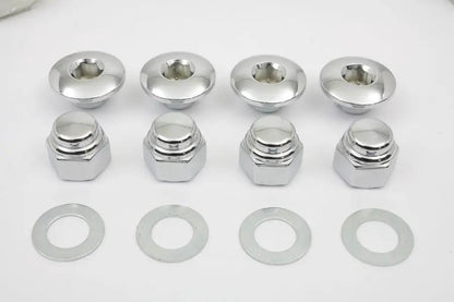 Colony Rocker Shaft End Nut Kit for Harley Davidson Shovelhead 1971-1984 by Colony