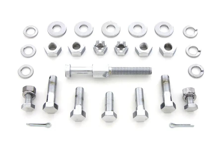 Colony Chrome Transmission Mount Kit for Harley Davidson EL and UL Models by Colony
