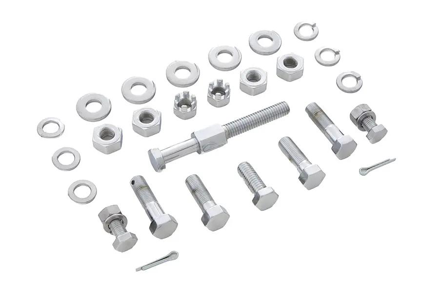 Colony Chrome Transmission Mount Kit for Harley Davidson EL and UL Models by Colony