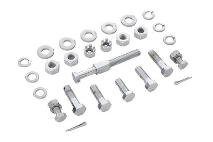 Colony Chrome Transmission Mount Kit for Harley Davidson EL and UL Models by Colony