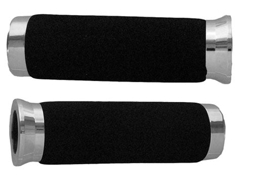 EMGO Hiway Chrome Handlebar Grip Set (Part No. 42-90931)