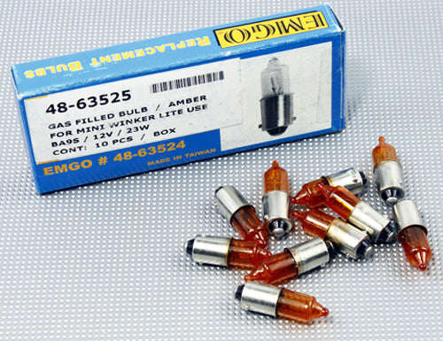 EMGO 48-63525 Yellow 12V 23W Mini Winker Bulb – Sold Each