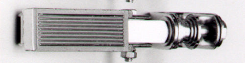 EMGO Footrest Set 'B' Ribbed - Durable Motorcycle Foot Pegs
