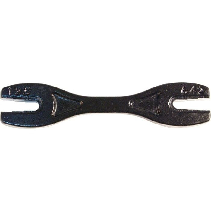 EMGO 84-27410 Six-Way Spoke Wrench for Motorcycle Wheel Maintenance