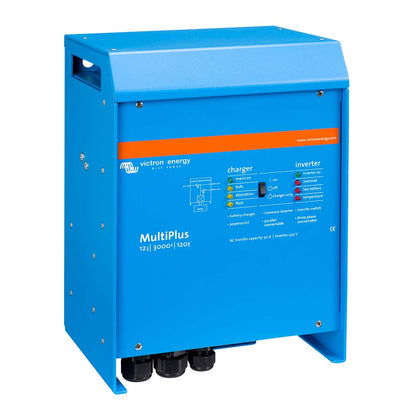 Victron Energy MultiPlus Inverter/Charger 12VDC - 3000VA - 120VAC with 120A Battery Charger and 50A Transfer Switch