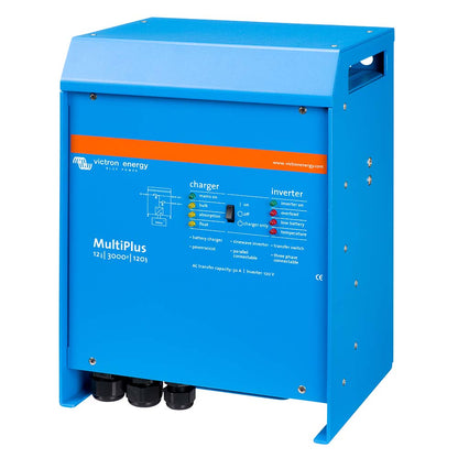 Victron Energy MultiPlus Inverter/Charger 12VDC - 3000VA - 120VAC with 120A Battery Charger and 50A Transfer Switch