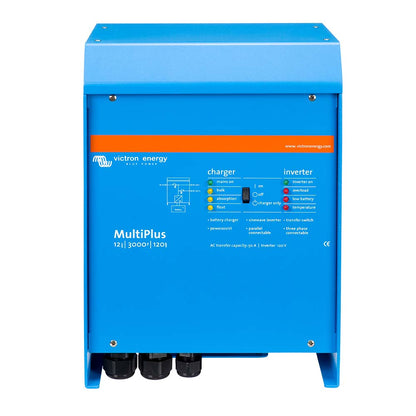 Victron Energy MultiPlus Inverter/Charger 12VDC - 3000VA - 120VAC with 120A Battery Charger and 50A Transfer Switch