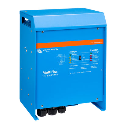 Victron Energy MultiPlus 12VDC Inverter/Charger 3000VA with 120AMP Battery Charging and 50AMP Transfer Switch