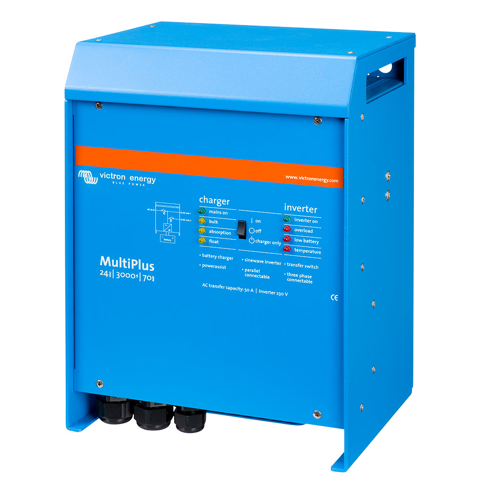 Victron Energy Multiplus Inverter/Charger 24V DC - 3000W with 70A Battery Charger and 50A Transfer Switch