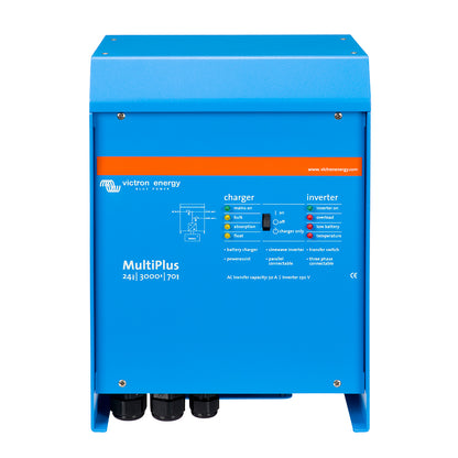 Victron Energy Multiplus Inverter/Charger 24V DC - 3000W with 70A Battery Charger and 50A Transfer Switch