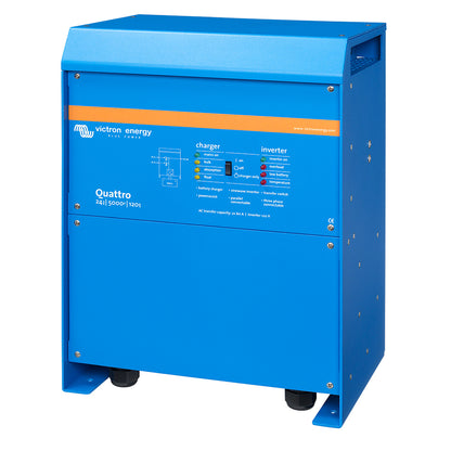 Victron Energy Quattro Inverter/Charger 24V DC – 5000W with Dual 120V AC Inputs and Auto Transfer Switch