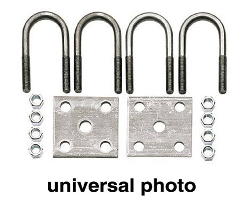 C.E. Smith U-Bolt Kit 2-3/8 inch Round for Secure Mounting