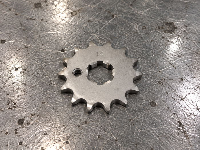 EMGO 95-60114 14-Tooth Front Sprocket for Yamaha Motorcycles