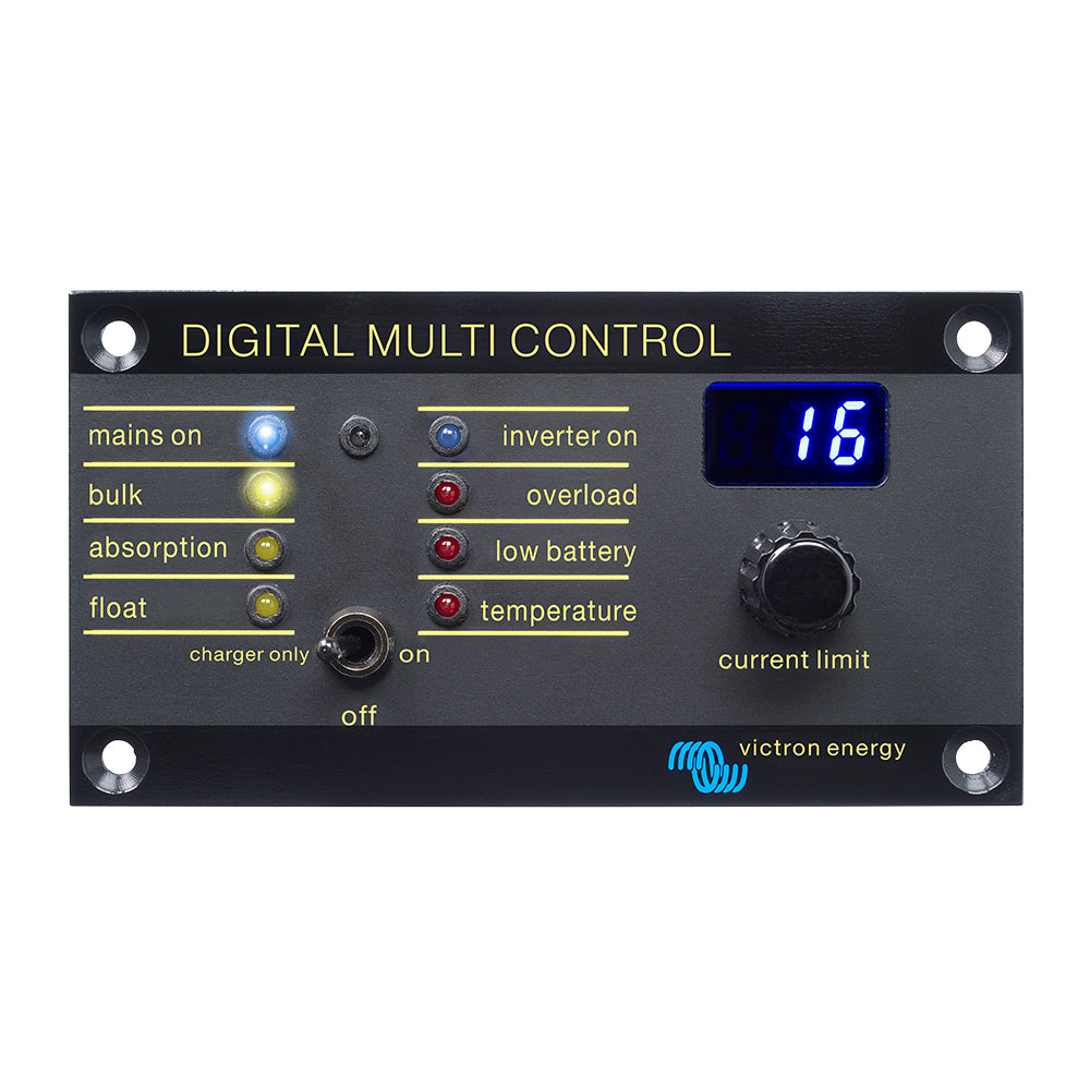 Victron Energy Digital Multi Control 200/200A – Power Limit and Source Management Panel