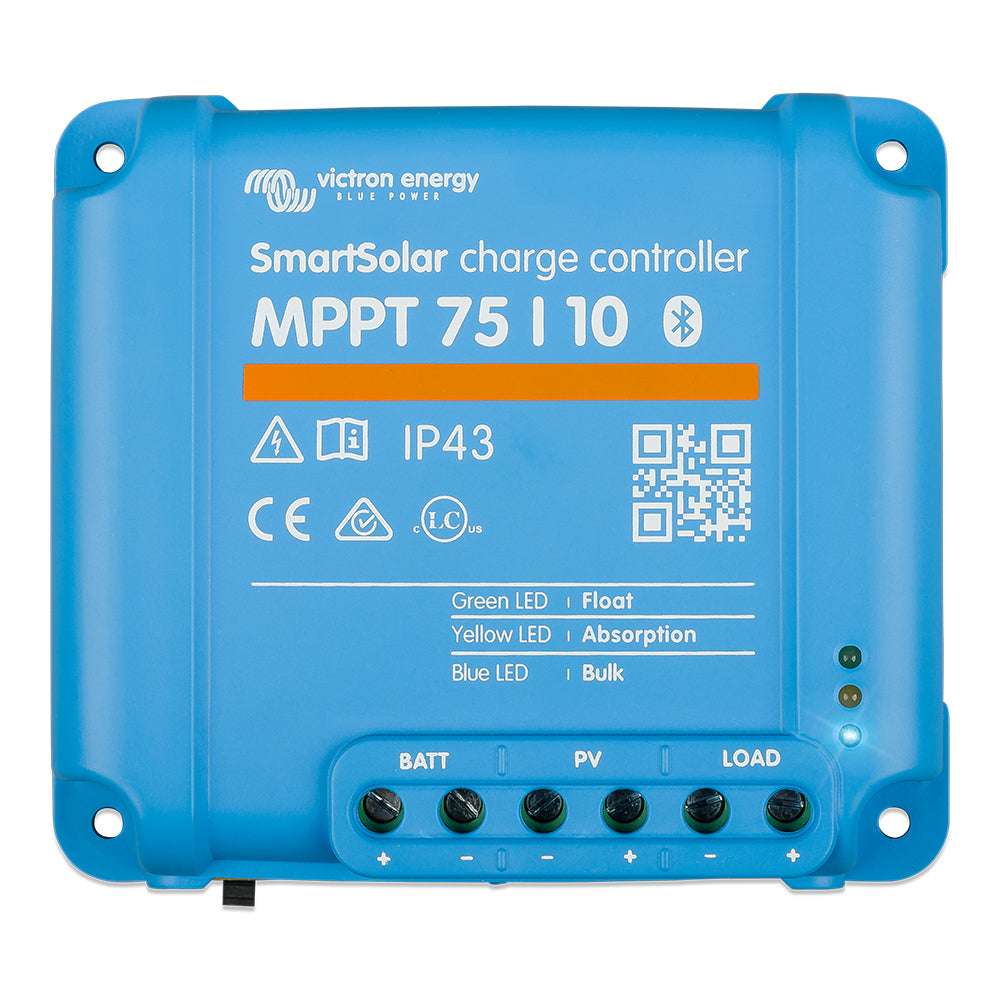 Victron Energy SmartSolar MPPT Charge Controller - 75V, 10A with Bluetooth and VE.Direct