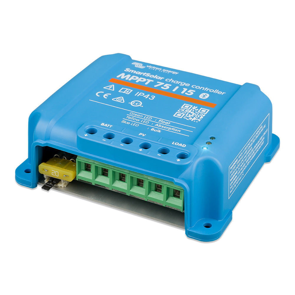 Victron Energy SmartSolar MPPT Charge Controller 75V 15AMP with Bluetooth and VE.Direct
