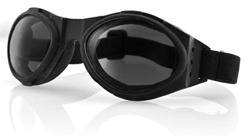 Bobster BA001 Bugeye Goggle with Black Frame and Smoked Lens