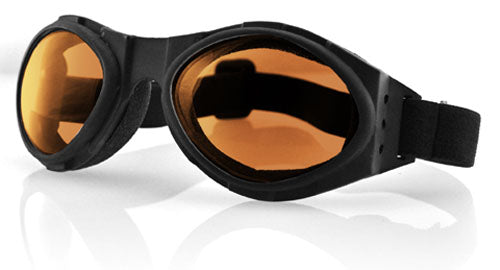 Bobster BAE001A Bugeye Goggle with Black Frame and Amber Lens