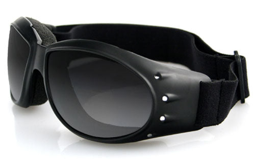 Bobster Cruiser Goggle with Black Frame and Anti-Fog Smoked Lens - Model BCA001
