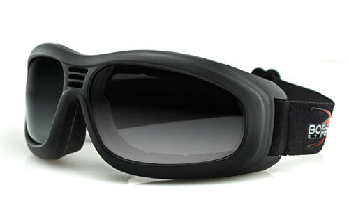 Bobster Touring 2 Goggle with Black Frame and Anti-Fog Smoked Lenses - Part BT2001