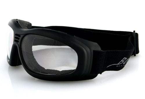 Bobster BT2001C Touring 2 Goggle with Black Frame and Anti-Fog Clear Lenses