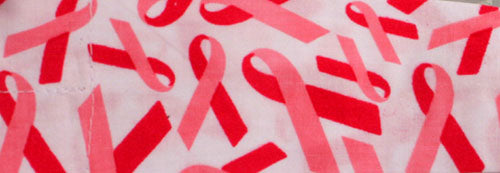 Bobster DBC02 Cooldanna 100% Cotton Pink Ribbon White