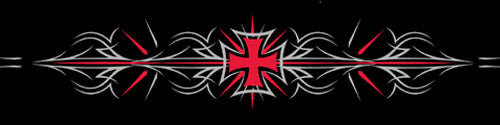 BOBSTER DC544 CoolDanna 100% Cotton Tribal Iron Cross Bandana
