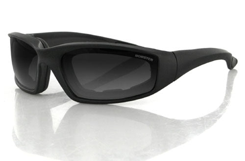 BOBSTER ES214 FoamErz 2 Sunglasses with Black Frame, Anti-Fog Smoked Lenses, ANSI Z87 Safety Certification