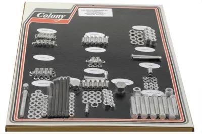 Colony Cadmium Stock Style Hardware Kit for Harley Davidson FL (1940-1947) by Colony