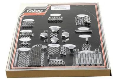 Colony Chrome Stock Style Hardware Kit for Harley Davidson FL (1940-1947) by Colony