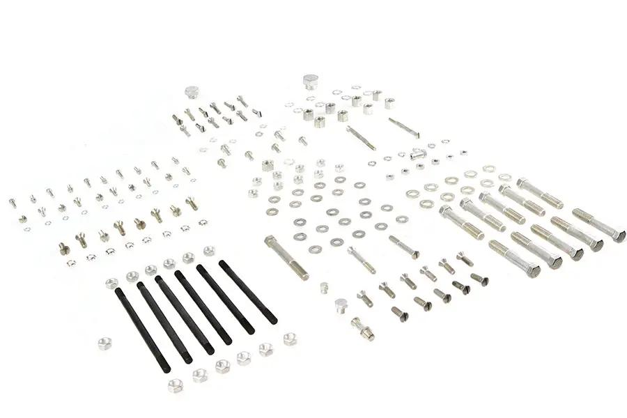 Colony Cadmium Stock Style Hardware Kit for Harley Davidson FL 1948-1957 by Colony