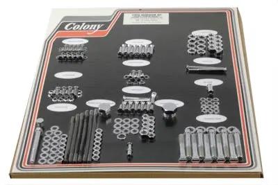 Colony Chrome Stock Style Hardware Kit for Harley Davidson FL 1948-1957 by Colony