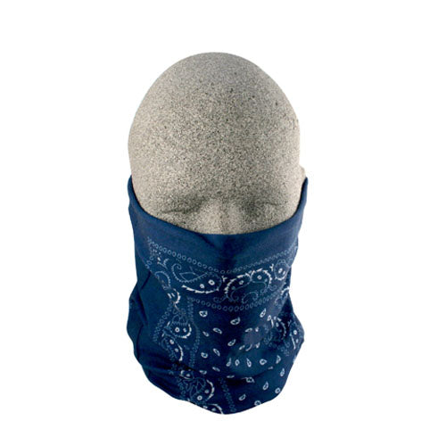 Bobster T111 Motley Tube in Blue Paisley – 100% Polyester Neck Warmer