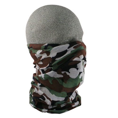 Bobster T118 Motley Tube in Woodland Camouflage - 100% Polyester