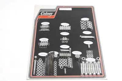 Colony Cadmium Stock Style Hardware Kit for Harley Davidson FL 1958-1965 by Colony