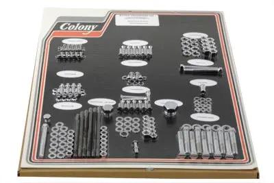 Colony Chrome Stock Style Hardware Kit for Harley Davidson FL (1958-1965) by Colony