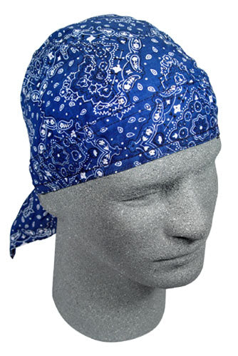 BOBSTER Z111 Flydanna 100% Cotton Navy Paisley Bandana