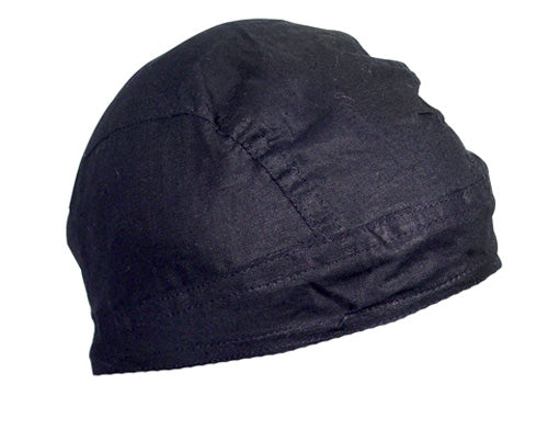 BOBSTER Z114 Flydanna 100% Cotton Solid Black Head Wrap