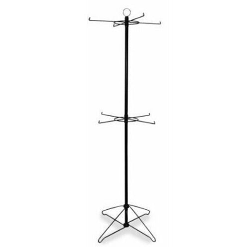 Bobster HRACKB2 Zan Floor Display with 4.5 ft Height and Two Spinners in Black