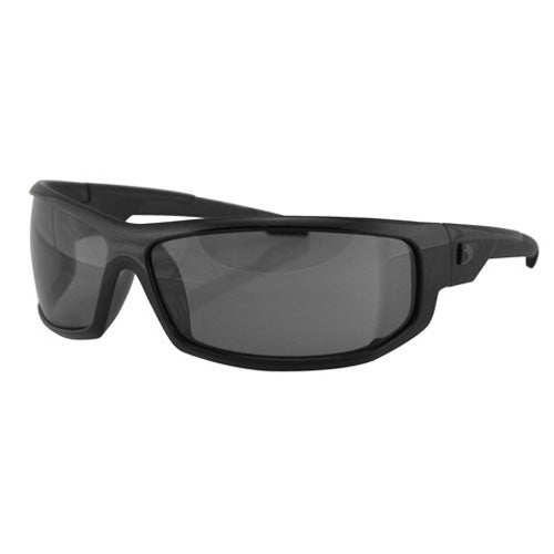 Bobster AXL Sunglasses Black Frame with Anti-Fog Smoked Lens - EA