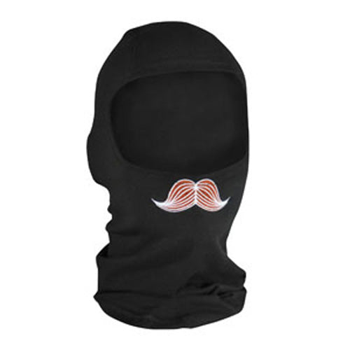Bobster Mustachio Embroidered Bamboo/Cotton Balaclava - WBB001