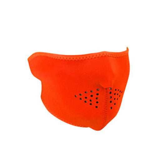 Bobster WNFM142H Half Mask in Neoprene with High-Visibility Orange