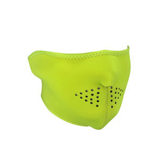 Bobster WNFM142LH Half Mask, Neoprene, High-Visibility Lime