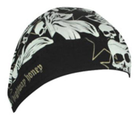 Bobster ZHH18 FLYDANNA® Cotton Highway Honey® Sunglasses with Floral & Skull Design